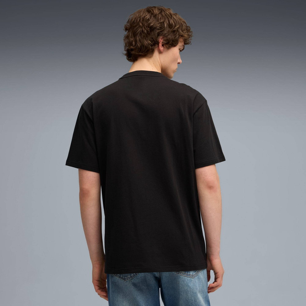 PUMA X SCUDERIA FERRARI МУЖСКАЯ ФУТБОЛКА PREMIUM, ЧЕРНЫЙ