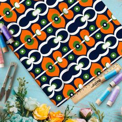 Ткань премиум интерлок фантазийный коллаж