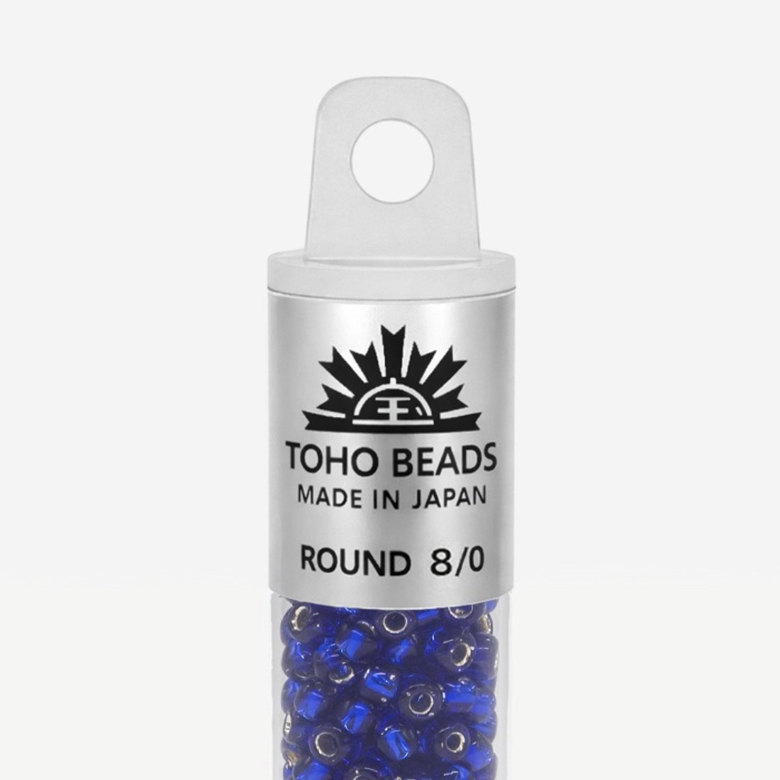Японский бисер TOHO Round 8/0 (№28), с внутренним серебрением, прозрачный
