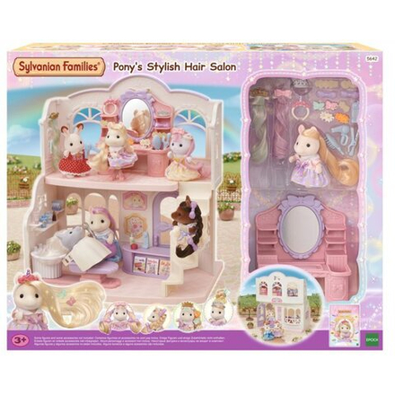 Набором Sylvanian Families Игровая площадка Салон красоты Пони