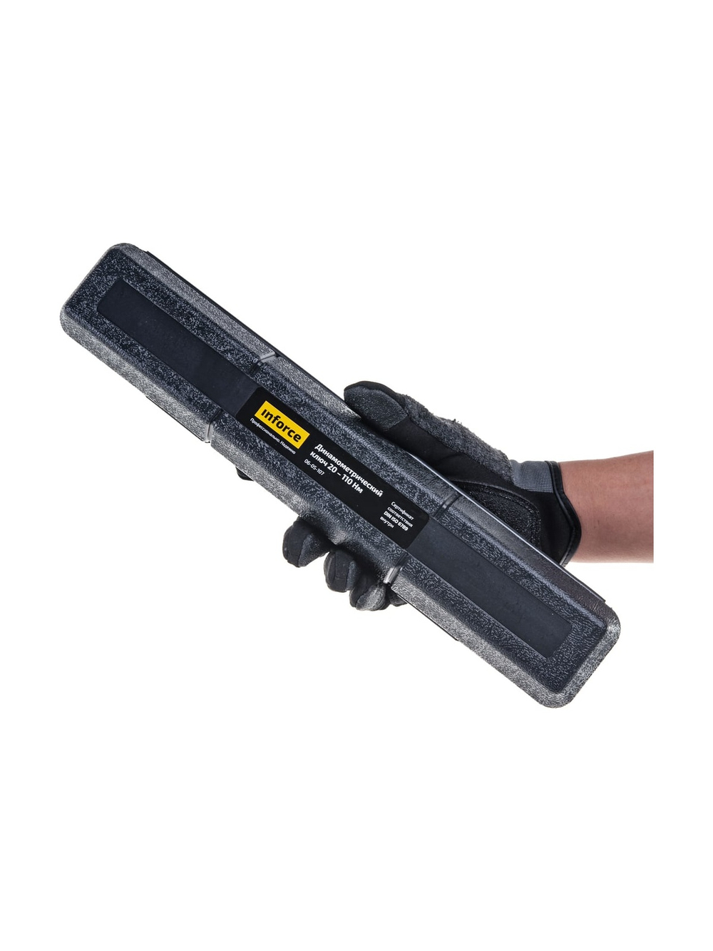 Динамометрический ключ 3/8 20-110 Нм Inforce, Длина 240мм, Сталь Cr-V, Профессиональный, 06-05-107