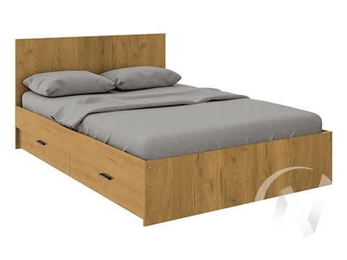 Кровать 1;6 Осло (дуб крафт золотой)