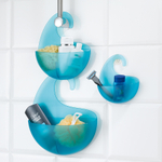 Органайзер для ванной surf, organic, 25х25,5х6,5 см, прозрачный