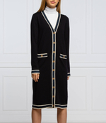 Хлопковый кардиган madeline TORY BURCH - темно-синий(75924)