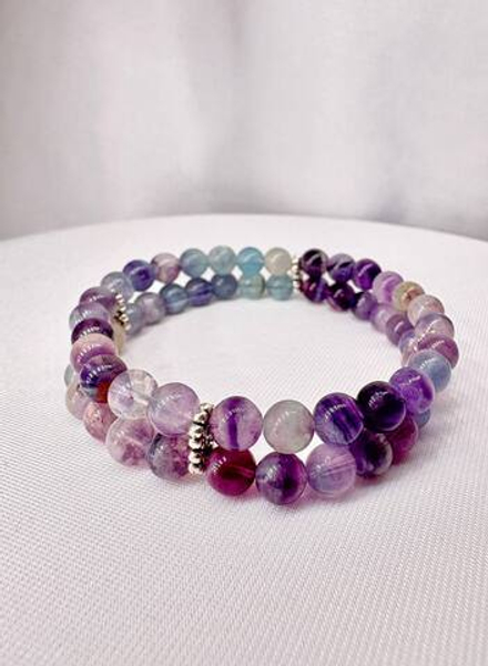 Двойной браслет из Флюорита