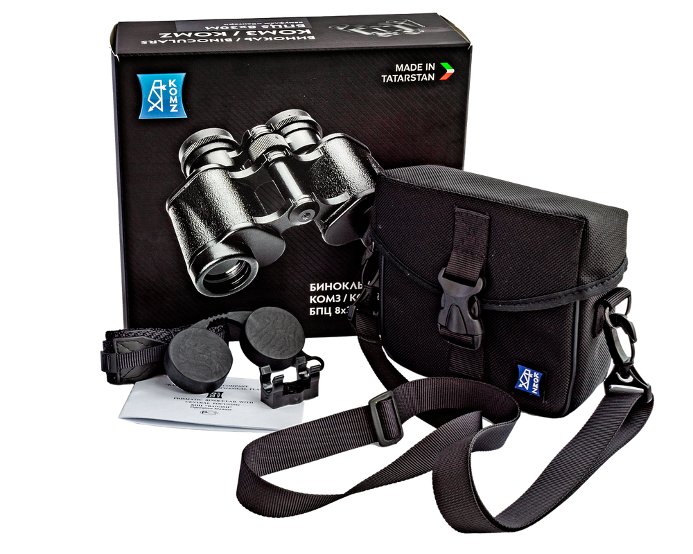 Бинокль КОМЗ БПЦ6 8х30 "Байгыш" (обрезиненный)