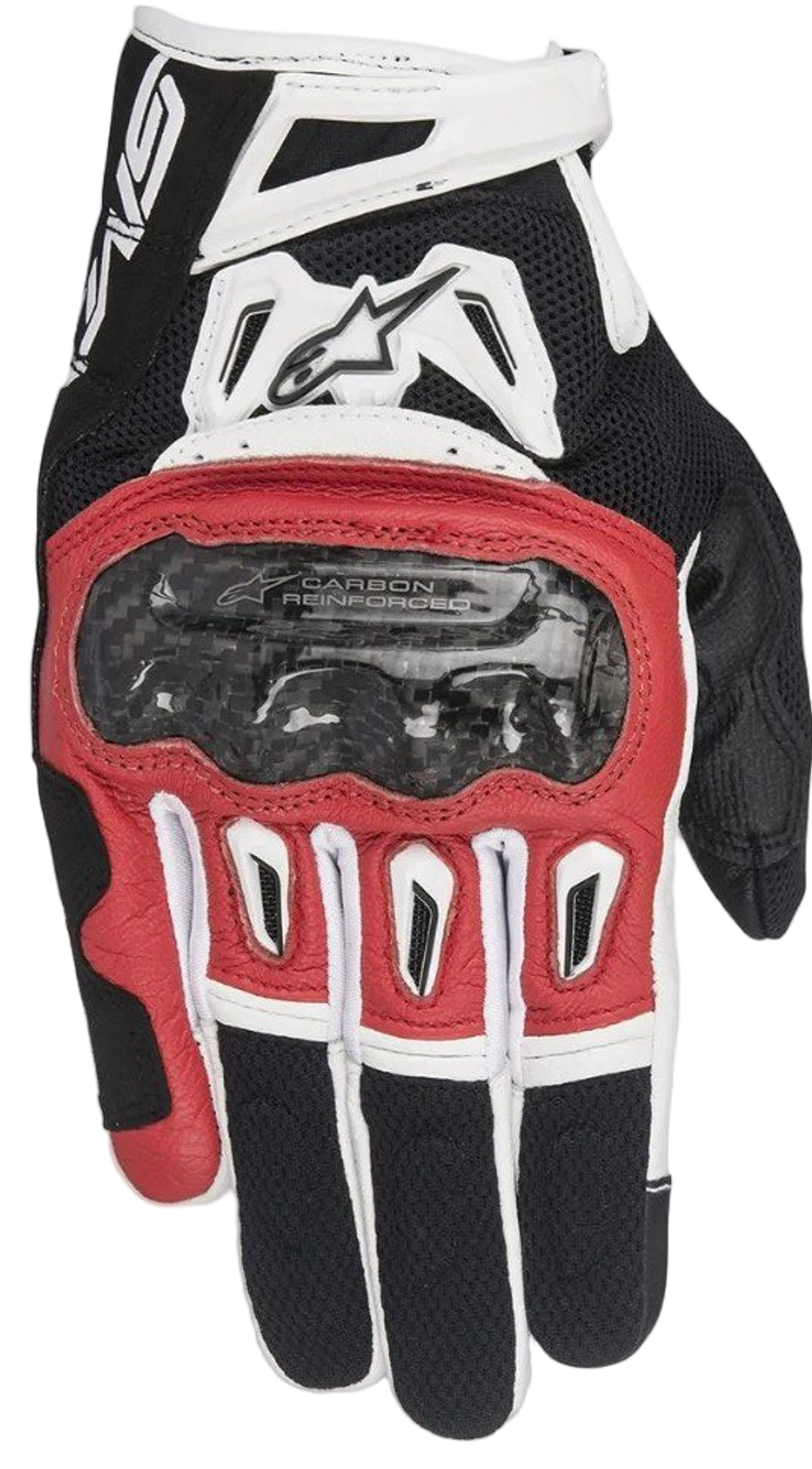 Gloves SMX-2 Air Carbon V2 Leather / Черно-красный