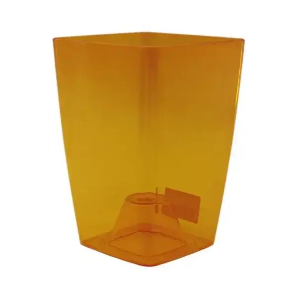 Горшок для орхидеи Сильвия 1,9л, h18 d12, янтарь