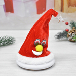 Сувенир "Елка музыкальная" 17,5см Веселье, красная, работает от 3*АА - в комплект не входят