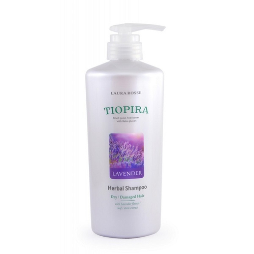 Растительный шампунь для сухих и поврежденных волос Лаванда Laura Rosse Tiopira Herbal Shampoo Lavender 510мл