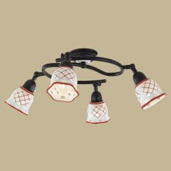 Citilux Ажур CL534543 Спот поворотный Чёрный Красный