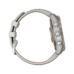 Умные часы Garmin Fenix 7 Pro, 47mm, Sapphire Solar Titanium Fog Gray Ember Orange Band (010-02777-21)