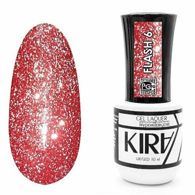 КИРА гель-лак FLASH  006 10 мл.