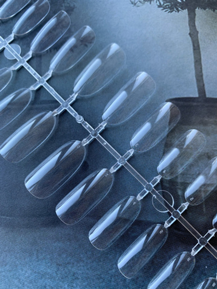 Гелевые типсы Овал (прозрачные, овал, 240 шт.), I Envy You