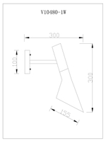 Бра Moderli V10480-1W Turin