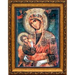 Млекопитательница. Копия старинной Афонской иконы Божьей Матери.
