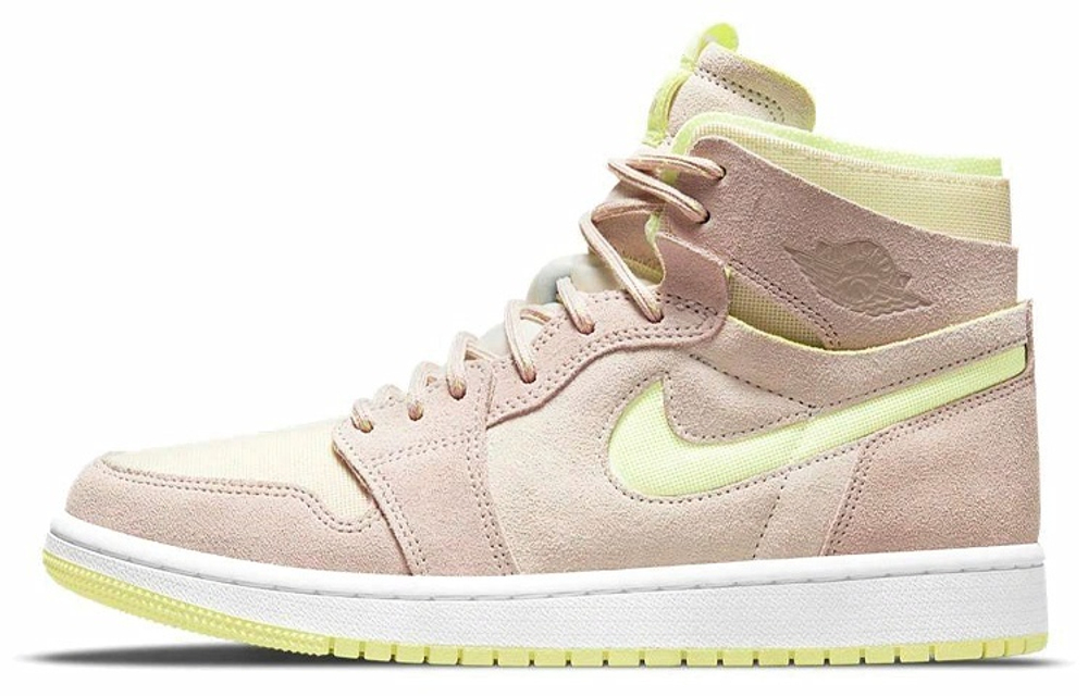 Кроссовки Jordan Air Jordan 1 High Zoom Air Cmft "Lemon Twist" (Женская размерная сетка)