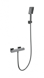 Смеситель для душа с термостатом WONZON & WOGHAND, Темный графит (WW-B2026-A-BGG)