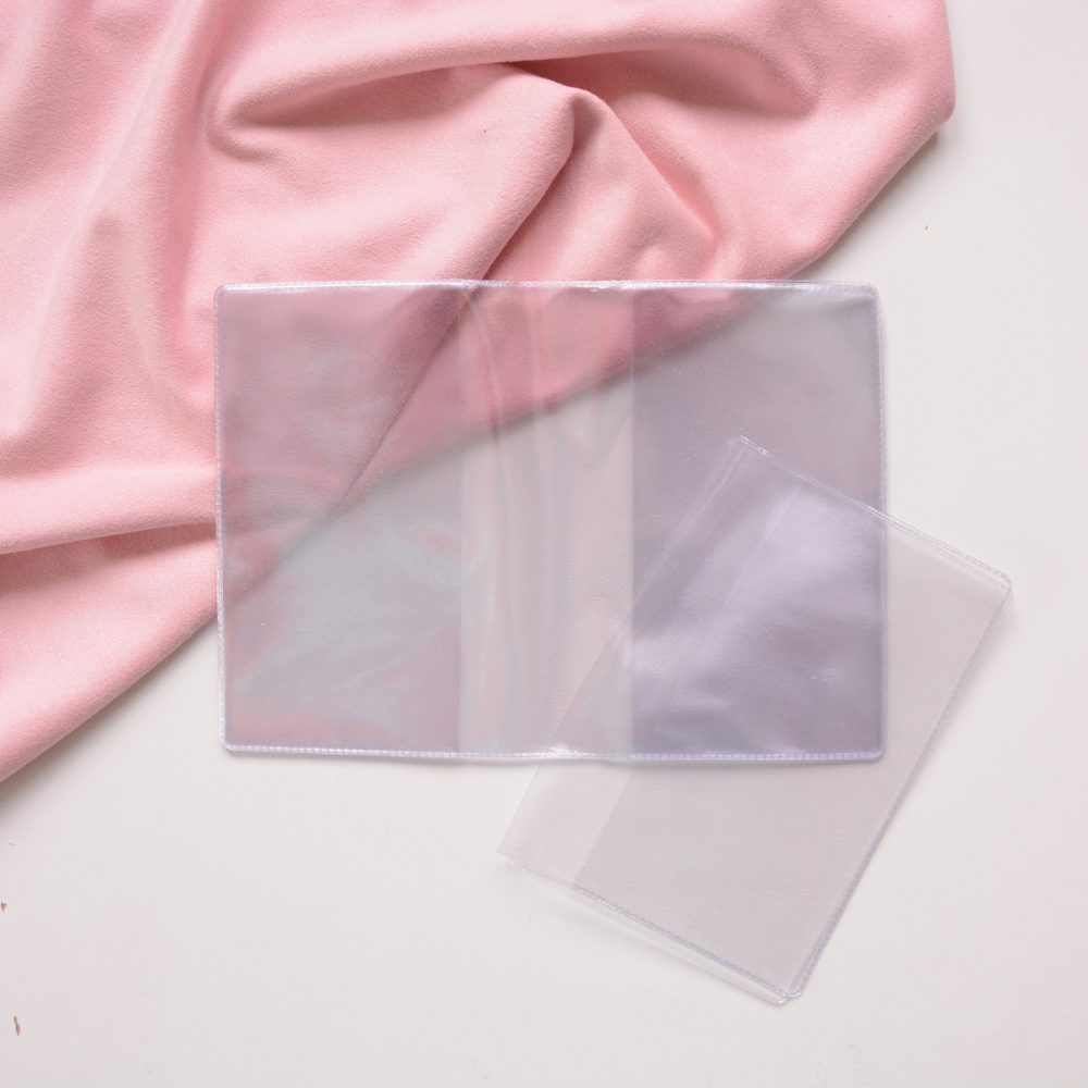 Обложка для паспорта из ПВХ, 18*13 см в развернутом виде