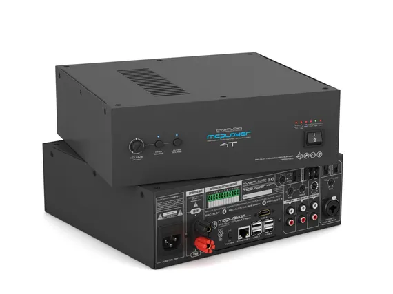 CVGAUDIO MCPLAYER 4T профессиональный микшер-усилитель, мощность 40W/100V