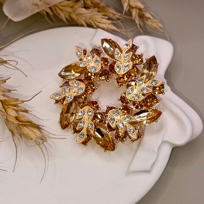 Подвеска "Венок и кристалы"