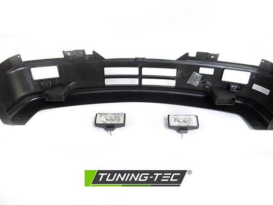 Бампер передний + противотуманные огни для BMW E30 82-90