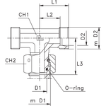 Соединение PNТ DS12 М20х1.5 DL12 М18х1.5 (корпус)