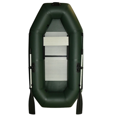 Лодка ПВХ Polar Bird Чирок Гребная PB-230Т Teal со стеклокомпозитной сланью и банкой -