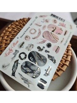 Набор слайдеры 2шт Lucky Rose. Foil 095, 096
