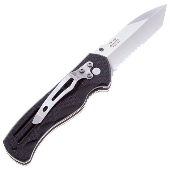 Складной нож Ganzo G613 c клинком из стали 440, рукоять ABS-пластик