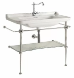 Консоль с раковиной Kerasan Waldorf 9203K 120 хром с 1 отверстием