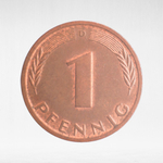 Germany, 1 Pfennig, 1986, (Munich Mint - "D"), XF