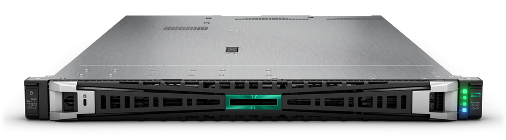 Сервер HPE ProLiant DL360 Gen11 (up to 20x EDSFF) / 2 x Xeon Gold 6442Y, 24 cores, 2.6-3.3-4GHz, 60MB, 225W / 8 x HPE 64GB Dual Rank DDR5-4800 / 16 x HPE 3.84TB NVMe E3C EC1 EDSFF CD7 / 1x NS204i-u Gen11 Boot Storage / 1x HPE BCM57504 Ethernet 10/25Gb 4-p