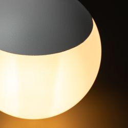 Светильник подвесной (подвес) ЭРА ADELAIDA PL35 WH G9 потолочный шар белый | Подвесные светильники