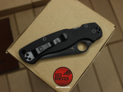 Нож Spyderco Paramilitary 2 Tanto G10 - черная рукоять, черный клинок RK/486