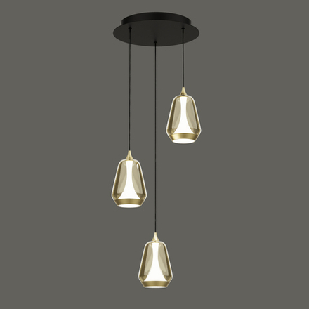 Подвесной светильник MD24001011-3A brass/champagne