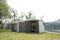 Садовый пластиковый сарай HouzBlock Comfort-3 7,5x11