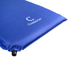 Коврик самонадувающийся с подушкой СЛЕДОПЫТ, 188x65x5 cм, стандарт, синий