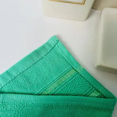 Полотенце махровое 30*50см «Comfort» цвет бирюзовый 01-026, плотность 300гр/м2 TJ