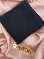 Воротник (подвяз) трикотажный черный 0,4 м, ширина 9 см