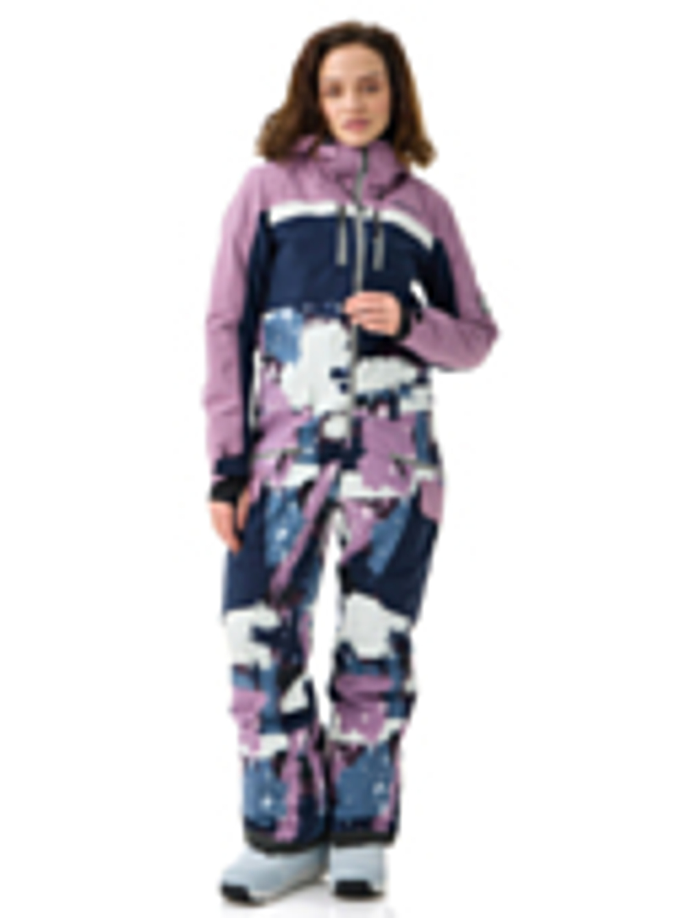 Комбинезон сноубордический Rehall Livia-R Camo Abstract Lavender (US:L)