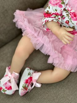 Кукла Реборн мягконабивная 55см в пакете (FA-184)