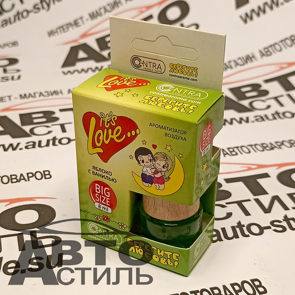Ароматизатор бочонок Contra Love is - Яблоко с Ванилью