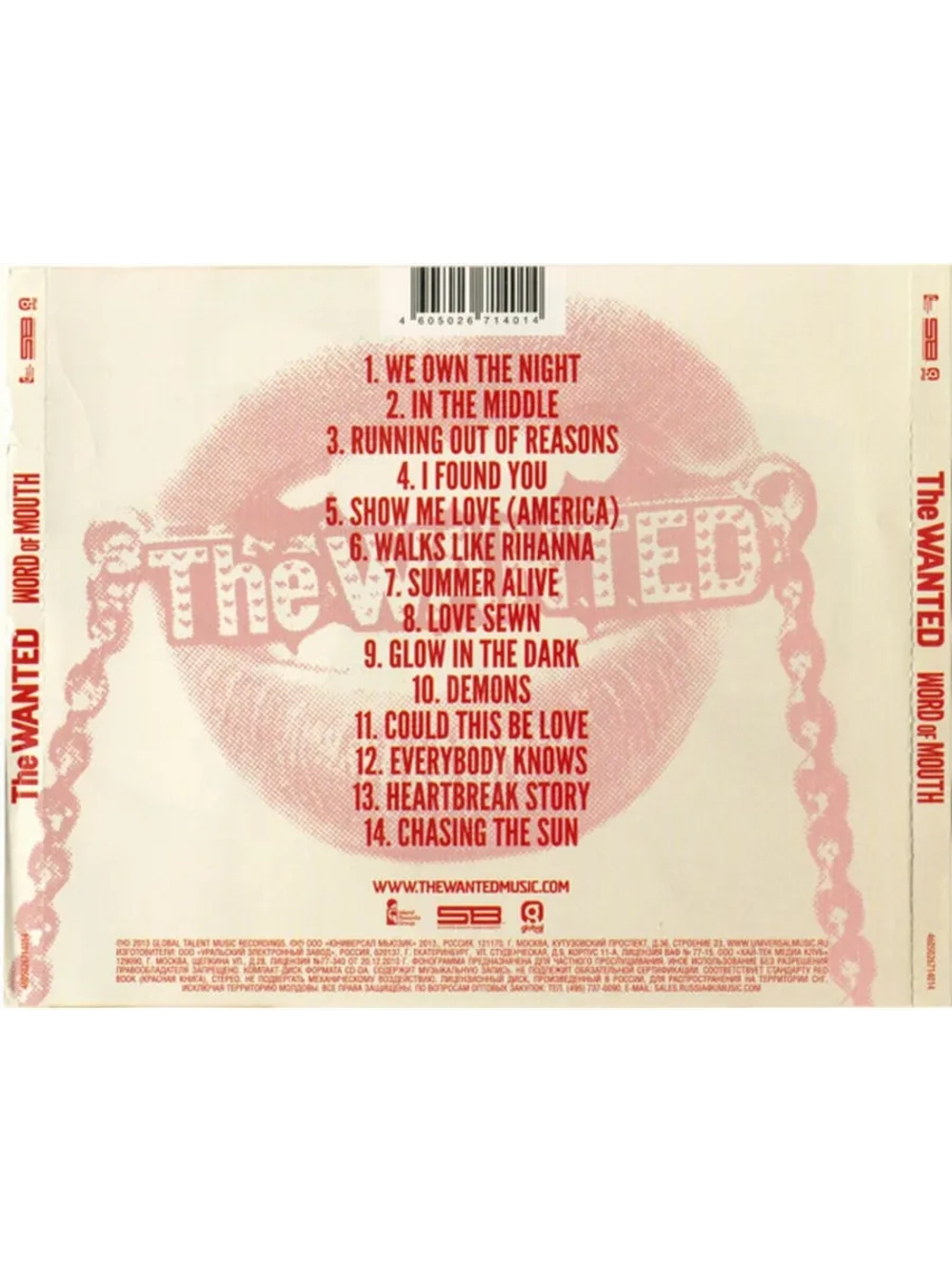 The Wanted — Word Of Mouth
