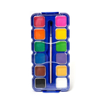 Акварель Yalong меловая, 12 цветов, с кистью, пластик. упаковка, "Animal"