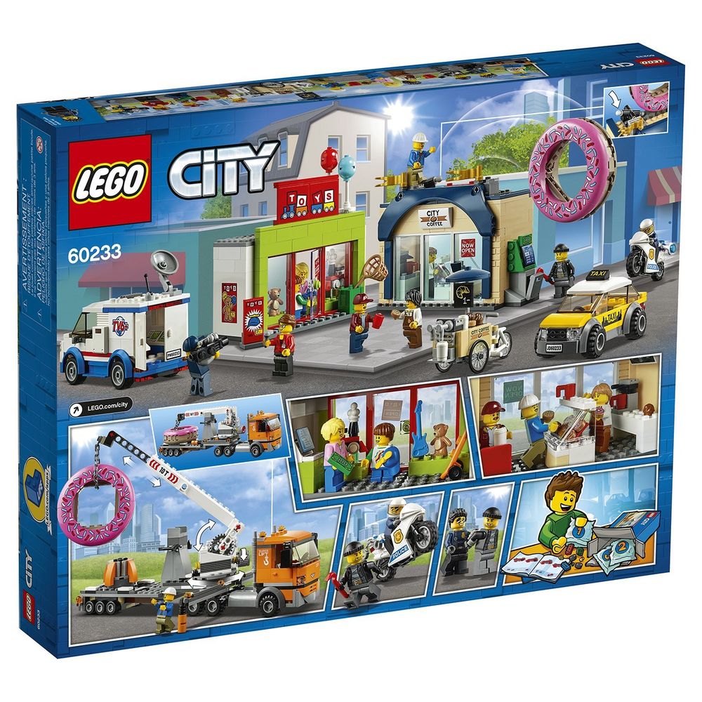 Открытие магазина по продаже пончиков City Town LEGO