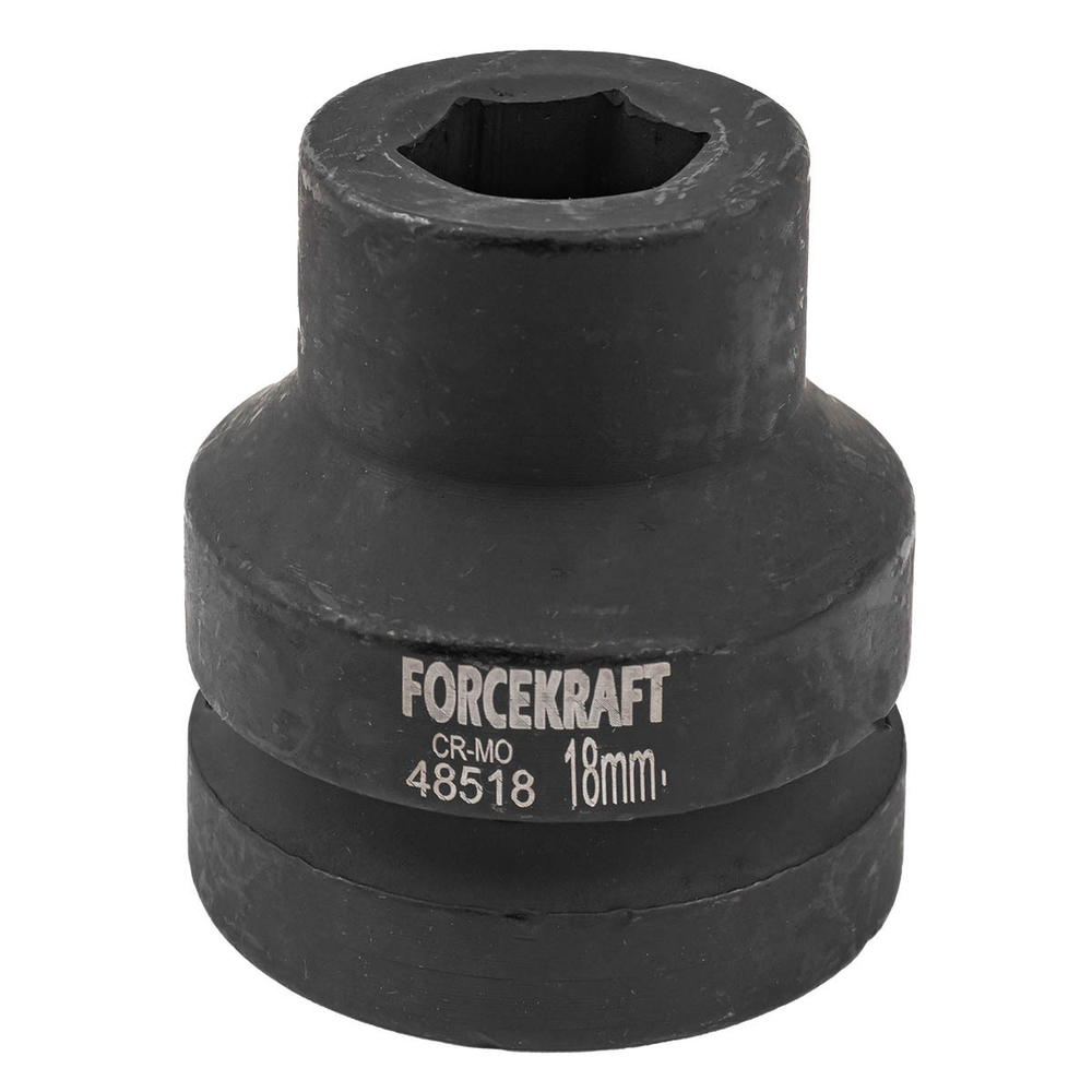 Головка ударная 1'', 18мм (6гр.) FORCEKRAFT FK-48518