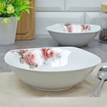 Салатник 18см 550мл Чайные розы квадратный (76060)