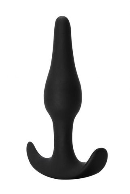 Чёрная анальная пробка Starter - 10,5 см.