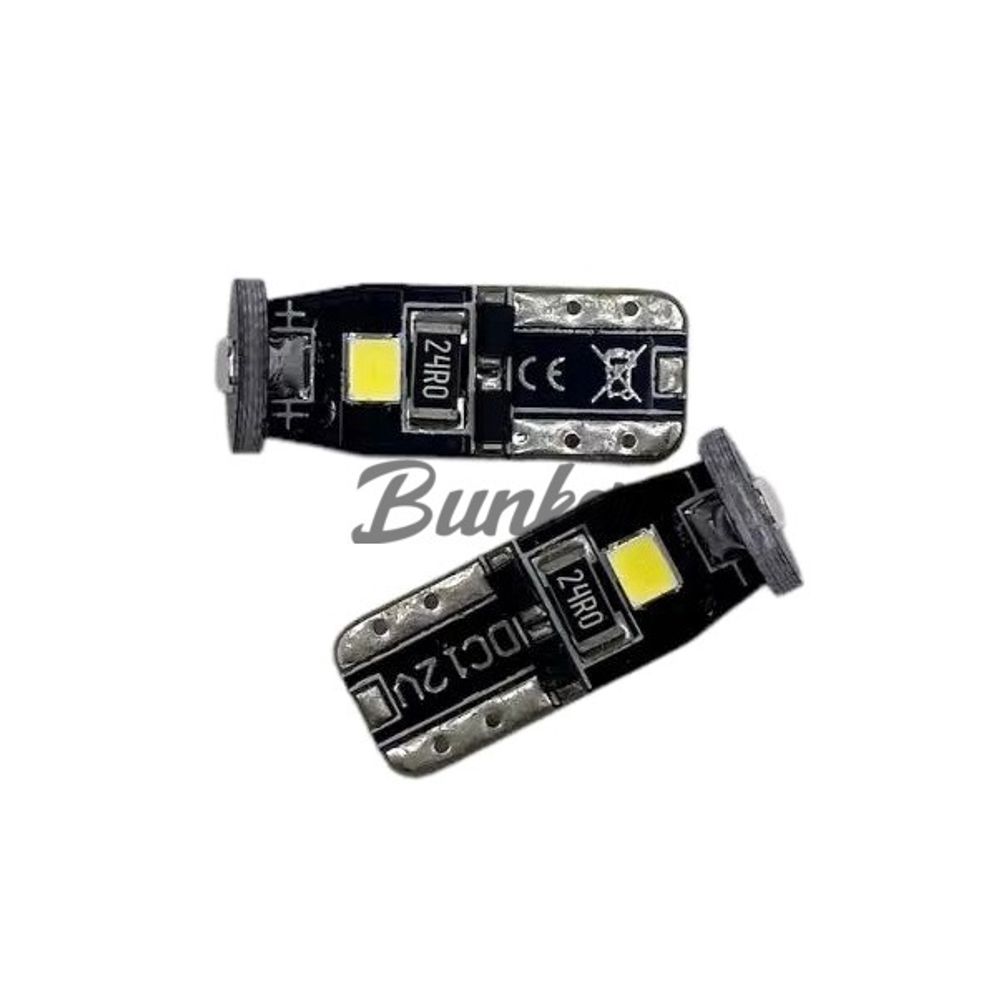 Светодиодная автомобильная LED лампа Sariti T10-3US3 (W5W),Белый,Не полярная,12V